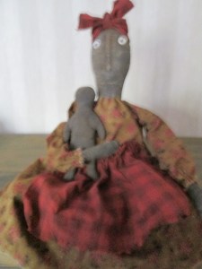 20" Mammy with baby is weighted to sit anywhere $43.00