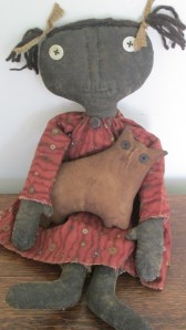 19" Tabitha carries her cat, Jinx, wherever she goes. $44.00